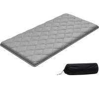 VEVOR, colchón japonés tipo futón (2032 x 991 x 89 mm), esterilla tatami plegable (tamaño individual), colchón para el suelo con bolsa de almacenamiento y material de sujeción, esterilla de 9 capas pa
