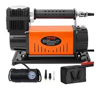 VEVOR Compresor Automático con Motor 12V Inflador Portátil de Neumáticos de Coche 150PSI 6CFM Protección Térmica Bomba de Aire Cable de Alimentación Manguera de Aire de 3m 7,9m para Inflar Camión SUV