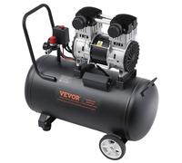 VEVOR, compresor de aire de 35L y 1,8KW, con una capacidad de 0,145 m³/min a 6,21 bar. Tanque de compresor de aire sin aceite y presión máxima de 8 bar, ideal para reparación de automóviles, inflado d