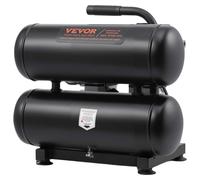 VEVOR, compresor de aire de 35L y 1,8KW, con una capacidad de 0,145 m³/min a 6,21 bar. Tanque de compresor de aire sin aceite y presión máxima de 8 bar, ideal para reparación de automóviles, inflado d