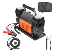VEVOR: Compresor de aire de alto rendimiento de 10,6 CFM, inflado rápido en 30 segundos. Bomba de aire portátil de doble cilindro, 12 V, 150 PSI, ideal para vehículos todoterreno y adaptadores para au