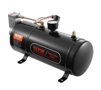 VEVOR Compresor de Aire para Kit de Bocina 90-120 psi Bomba de Aire con Tanque de 3 L para Inflar Neumáticos Colchones de Aire Compatible con Todos los Vehículos de 12 V Trenes Barcos Coches Taller