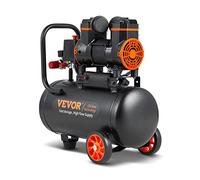 VEVOR Compresor de Aire Silencioso de 18L Compresor de Aire sin Aceite 900W 1,2CV Presión Máxima de 3,5Mpa Motor sin Aceite 70dB para Reparación de Automóviles Inflado de Neumáticos Pintura a Pistola