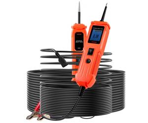 VEVOR Comprobador de Circuitos Automotrices, con Sonda de Circuito e Iluminación, 6-36 DCV, con Cable de 4 m y Carcasa de ABS, Detector Eléctrico para Sedán, SUV, RV, Camión, 230 x 36,7 x 31 mm