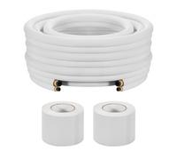 VEVOR Conducto Refrigerante de Cobre Largo de 30,48 m, Tubo de Cobre Aislado Diámetro Exterior 9,5 mm y 15,9 mm, para Sistema de Mini-split de Aire Acondicionado, Tubo de Bobina Aislante de PE