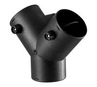 VEVOR Conector para Calentador Diésel, Conectores de Ventilación de 3 Vías en Forma de Y con 2 Válvulas Giratorias de 90°, Puerto de Conexión a Calentador Diésel de 2/5/8 kW, 155 x 190 x 100 mm