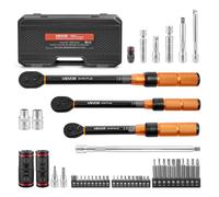 VEVOR Conjunto de Llaves Dinamométricas 1/4" 3/8" 1/2" Kit de 47 Piezas