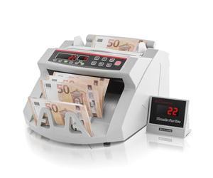VEVOR Contador de billetes de dinero con pantalla LED contador de billetes profesional con detector de billetes falsos, UV/MG, 1000 billetes/minuto, solo cuenta el número de hojas