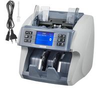 VEVOR Contador de Dinero >800 pcs / min 60 X 110 mm - 90 X 185 mm Contador de Efectivo 7 kg ≤50W Contador de Billetes Incluye Detección Integrada de Billetes Falsos como UV MG MT Mapeo IR
