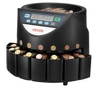VEVOR: Contador de monedas, clasificador de monedas, máquina de conteo de monedas, máquina automática de conteo de monedas. Clasifica hasta 8 tipos de monedas, con una velocidad de hasta 147 monedas p