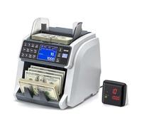 VEVOR Contadora de Billetes con Detección de Billetes Falsos, Máquina Contadora de Dinero Compatible con Múltiples Divisas CIS/UV/MG/IR/DD/DBL/HLF/CHN, con Pantalla a Color y Externa, Conteo Rápido