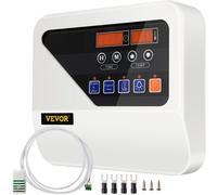 VEVOR Controlador de Calentador de Sauna Externo 380-415 V,3-9 kW Controlador de Sauna de Sala en Casa Instalado en La Pared Controlador de Estufa de Calentador Eléctrico de Sauna para Sauna, Resort