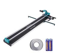 VEVOR Cortador de Azulejos 1200 mm Cortador Manual de Azulejos Muela de Corte de Carburo de Tungsteno Posicionamiento por Infrarrojos Pies Antideslizantes Doble Carril para Profesionales Principiantes