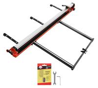 VEVOR, cortador de baldosas manual de 1800 mm, con guía mejorada y cabezal deslizante, sistema de alineación de precisión, disco de corte de carburo de tungsteno, patas de soporte con ruedas giratoria