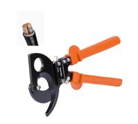 VEVOR Cortador de Cables de Trinquete 325 mm, Cortador de Alambres y Cables de Cobre-Aluminio 400 mm², Cortacables con Hojas de Acero con Mangos Recubiertos de PVC y Botón de Liberación Rápida