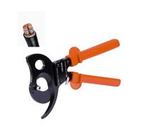 VEVOR Cortador de Cables de Trinquete 325 mm, Cortador de Alambres y Cables de Cobre-Aluminio 300 mm², Cortacables con Hojas de Acero con Mangos Recubiertos de PVC y Botón de Liberación Rápida