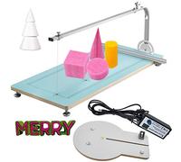 VEVOR Cortador de Espuma de Alambre Caliente con Banco de Trabajo Escalado Corte de Espuma Cortador de espuma Grabado Pluma Cortador de alambre caliente Espuma Poliestireno Corte térmico 10-240 V