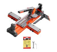VEVOR Cortadora de Azulejos Manual 600 mm con Base con Resorte y Guía de Alineación, Corte Recto y Diagonal, Ruedas de Corte 8 y 22 mm, Acero al Carbono para Baldosas Cerámica Obras Suelo y Pared