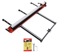 VEVOR, cortadora de baldosas de 1600 mm, máquina de corte de baldosas con guía y cabezal deslizante, sistema de alineación de precisión, disco de corte de carburo de tungsteno, patas de soporte con ru