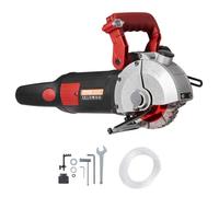 VEVOR Cortadora de Pared Profundidad de Corte de 34 mm Máquina Cortadora de Pared 2500 W Ancho de Corte de 38 mm Ranuradora de Pared con 5 Hojas de Sierra Diámetro de 160 mm con Rayos Infrarrojos