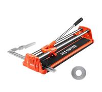 VEVOR Cortadora Manual de 40 cm para Azulejos de Pared y Pulidos, Rieles Dobles para Cortes Precisos, Rueda de Carburo de Tungsteno, Mango Antideslizante, Barra de Presión Antidesplazamiento