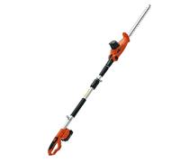 VEVOR Cortasetos a Batería 20 V Cortasetos Inalámbrico Cuchilla de Acero de Doble Filo 45,7 cm Mástil Telescópico 188-239 cm Cortasetos Eléctrico con Cargador Rápido para Plantas Altas