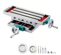 VEVOR Cruz Fresadora Compuesto 2 Ejes 4 Formas, Mesa de Trabajo Multifuncional 450x170 mm 30 kg, Mesa de Fresado Deslizante para Todos los Soportes de Perforación Fresadora de Banco