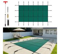 VEVOR Cubierta de Seguridad para Piscina Tamaño de Cubierta 4,9 x 8,5 m Cobertor para Piscina Rectangular Tamaño de Piscina 4,3 x 7,9 m Lona de Piscina para Piscinas Enterradas de Hogar Jardín Hotel