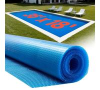 VEVOR Cubierta Solar para Piscina Manta Solar para Piscinas Cubierta Solar para Piscina Enterrada sobre el Suelo Cubiertas Solares de Color Azul de 16 mil para Piscinas (1097 x 549 cm (Rectangular))