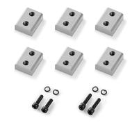 VEVOR Cuchillas Cortadoras de Varillas de Refuerzo, 28 mm, Diámetro n.° 9, Doble Cara, Acero Cr12MoV de Alta Dureza, con Tornillos y Arandelas de Resorte, 36 x 28 x 15 mm, 6 uds, Fácil Reemplazo