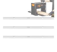 VEVOR Cuchillas para Cepilladora Eléctrica 3 Pcs Acero de Alta Velocidad Borde Único Cuchillas de Cepilladora para Carpintería Ángulo de Bisel 45° Cuchillos HSS para Planes para Cepilladora HRC55-60