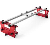 VEVOR, deslizador para fresadora, 1625 mm, dispositivo portátil y ajustable para alisar placas, deslizador para fresadora de bricolaje para carpintería, guía para placas, máquina cepilladora para alis