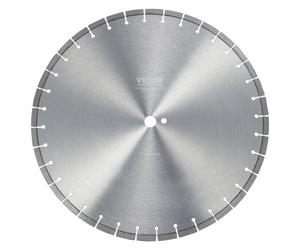 VEVOR Disco de Corte de Diamante 350 mm Disco de Diamante Húmedo o Seco Hoja de Sierra con Dientes Planos 10 mm Diámetro del Orificio Central Universal 25,4 mm Para Hormigón, Azulejos, Ladrillo