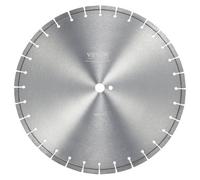 VEVOR Disco de Corte de Diamante 450 mm Disco de Diamante Húmedo o Seco Hoja de Sierra con Dientes Planos 12 mm Diámetro del Orificio Central Universal 25,4 mm Para Hormigón, Azulejos, Ladrillo