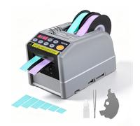 VEVOR Dispensador de Cinta Automático 5-999 mm Máquina Cortadora de Cinta, con Modos Automático y Manual, Doble Cinta y Ancho de 6-60 mm para Manualidades, Regalos, Comercio Electrónico y Almacenes