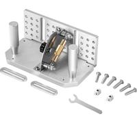 VEVOR: Dispositivo de afilado para lijadoras de banda, aleación de aluminio, ajustable de 85° a 115°, con 2 mangos, afilador de cuchillos, compatible con lijadoras de banda, lijadoras de doble banda y