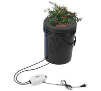 VEVOR DWC Sistema de cultivo hidropónico, kit de goteo superior, cultivo en agua profunda de 20 litros, 1 cubo, bomba de aire, piedras de aire, dispositivo de nivel de agua, para verduras, flores
