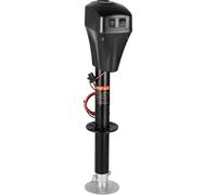VEVOR, elevador eléctrico para remolques de 5000 lbs, con conexión de 2 vías, manivela manual y cubierta para gato, con un recorrido de 255–860 mm, ideal para autocaravanas, remolques y vehículos recr