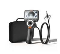 VEVOR Endoscopio Cámara de Inspección de 360° Articulado en 4 Direcciones con Pantalla IPS, 3000 mAh, Sonda de 8 mm, 32 GB, Cable de 1,5 m, Luces LED, Zoom Multinivel, para Automoción y Fontanería
