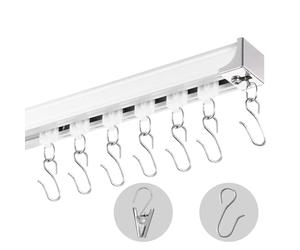 VEVOR Ensemble de rails de rideaux de plafond (3,6 m)