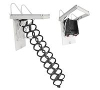VEVOR, escalera para ático, con capacidad de carga de 660 lbs (299,4 kg), adecuada para alturas de techo de 9,5 a 10,2 pies y dimensiones de apertura de 39,4 x 27,5 pulgadas, fabricada en acero aleado