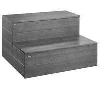 VEVOR: Escalón para bañera, escalera para piscina de 2 peldaños, escalera exterior de 635 mm de ancho, fabricada en material HIPS, ideal para piscinas elevadas/inflables, con una capacidad de carga de
