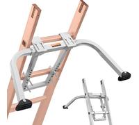 VEVOR Estabilizador de Escalera con Gancho de Acero Resistente para Techo con Accesorio de Extensión de Pared Brazos de Separación de Escalera Estables para Canalones de Techo con Pies de Goma