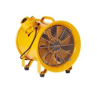 VEVOR Extractor de Aire Industrial 550 W Ventilador Extractor Portátil Volumen de Aire de 304,8 mm 4247 m3/h Cable de Alimentación de 3 m Sin Toma de Carga Ventilador Portátil para Aspirar Polvo, Humo