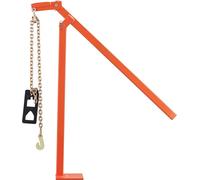 VEVOR, extractor de postes en T de 914,4 mm, extractor de postes de 500 kg, extractor de postes de valla con placa de tracción y cadena elevadora, herramienta para la extracción de postes en T, ideal