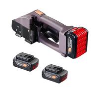 VEVOR Flejadora Eléctrica para Flejes PP PET de 1-2 cm Herramienta Flejadora Eléctrica Portátil con Pantalla Digital Máquina Flejadora Automática a Batería para Cajas de Embalaje de Palets