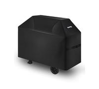 VEVOR Funda para Parrillas de Exterior, Impermeable y Resistente a la Intemperie, Poliéster 600D Duradero, 280 g/m², Fácil de Poner y Quitar, con Protección Solar, 1320 x 655 x 1090 mm, Negro