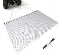VEVOR Grada de Arrastre 2010 x 1220 mm, Rastrillo de Arrastre de Acero, Grada Niveladora de Terreno para Vehículos Todoterreno, UTV y Tractores, Ideal para Caminos de Grava, Nivelación de Campos
