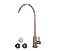 VEVOR Grifo de Acero Inoxidable para Agua Potable sin Plomo, Grifo de Ósmosis Inversa con Válvula de Latón Macizo, Resistente a la Corrosión y Duradero, para Fregadero de Cocina, Bar, Cafetería