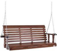 VEVOR, hamaca estilo Hollywood de cedro, 1702x710x600 mm, hamaca para terraza, patio y jardín, con capacidad de carga mejorada de aproximadamente 400 kg, robusta silla hamaca con cadenas de sujeción p